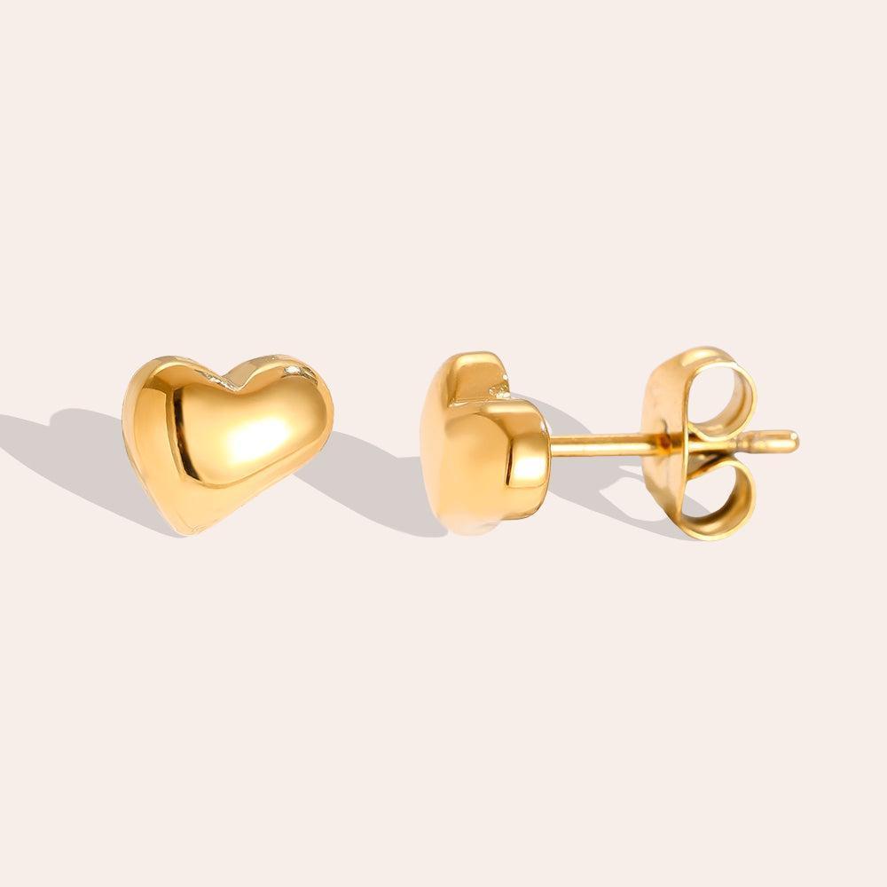 „Norasara“ Easy Heart Ohrringe-Goldharmonie