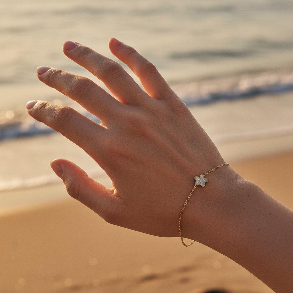 „Noravera“ Sweet Diamond Flower Armband