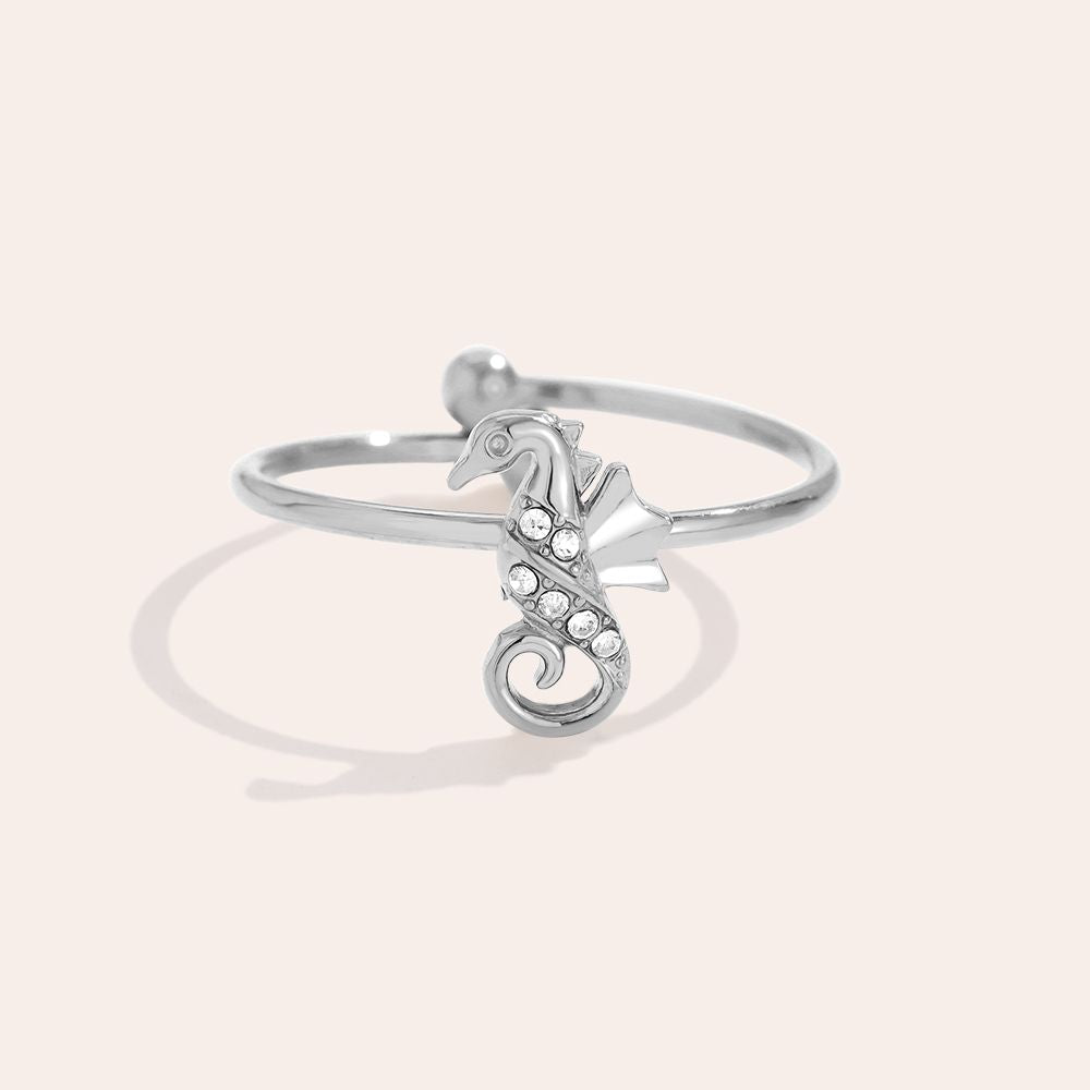 Noviriva - Diamond Sea Horse Ring