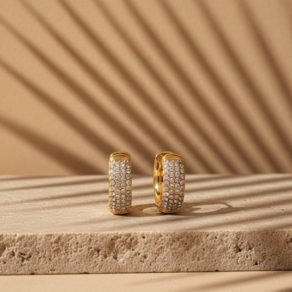 „Novivia“ Lines Diamond Ohrringe