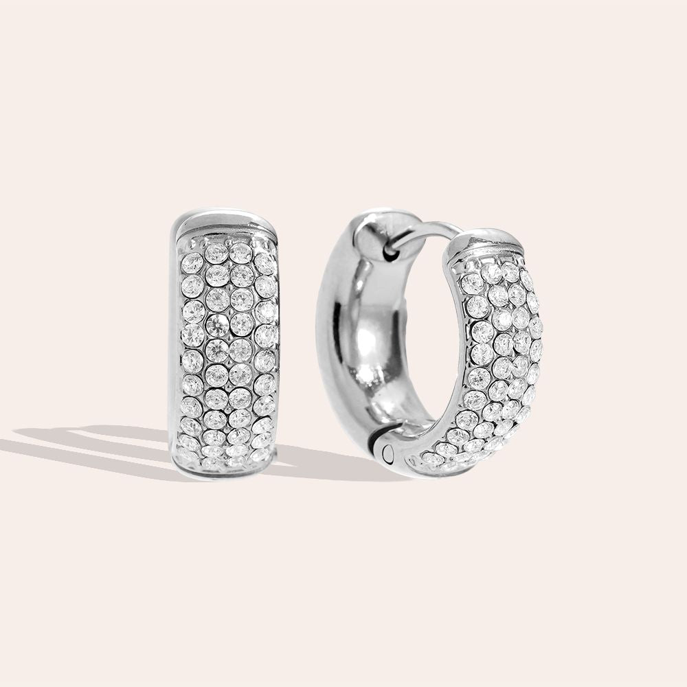 „Novivia“ Lines Diamond Ohrringe