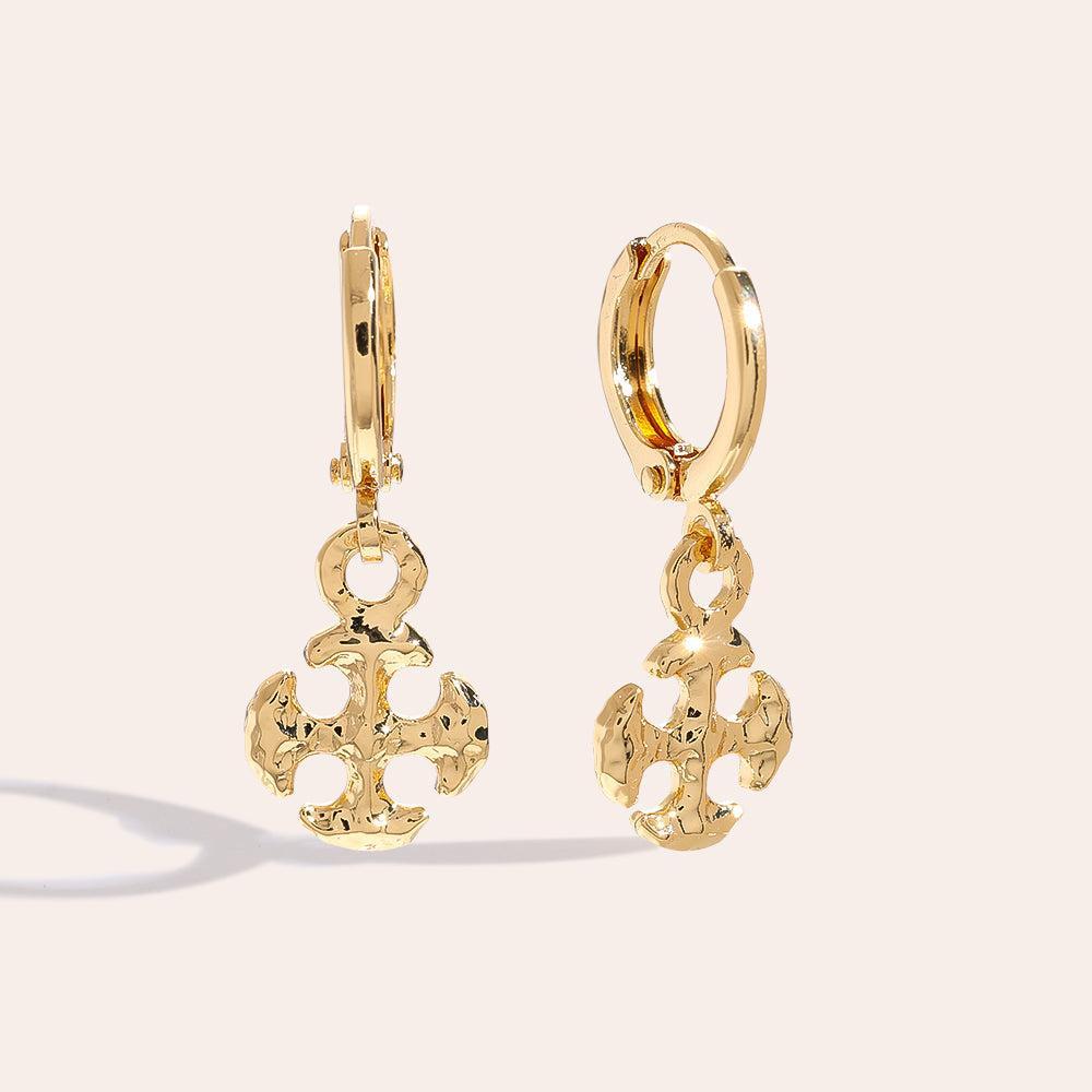 „Noviviva“ Gold Flower Vergoldete Ohrringe-Goldharmonie