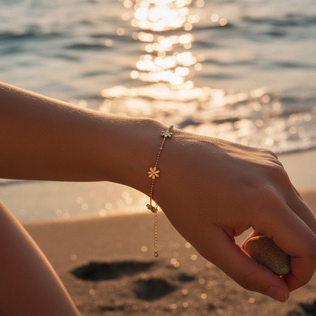 „Noviviva“ Three Lovely Flowers Armband