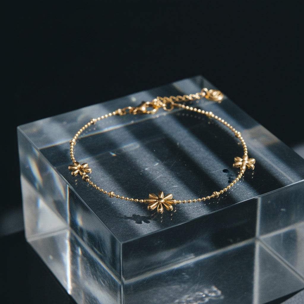 „Noviviva“ Three Lovely Flowers Armband