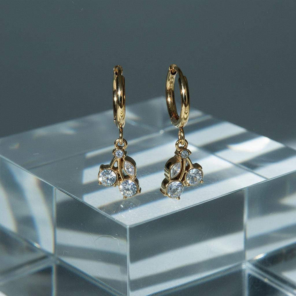 „Oliamira“ Diamond Cherry Ohrringe
