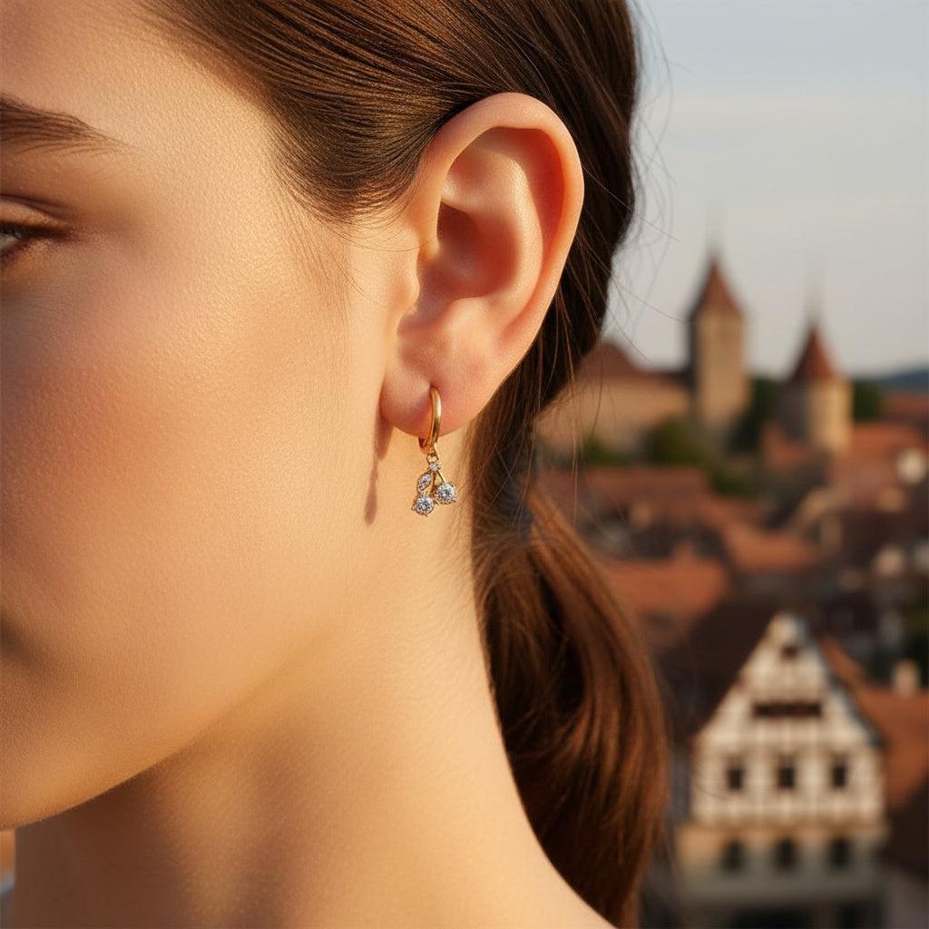 „Oliamira“ Diamond Cherry Ohrringe
