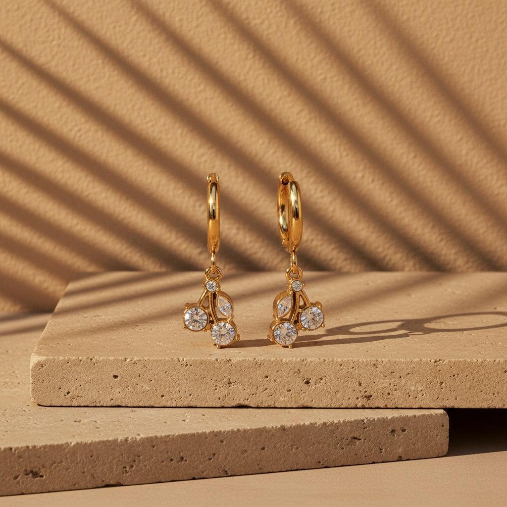 „Oliamira“ Diamond Cherry Ohrringe