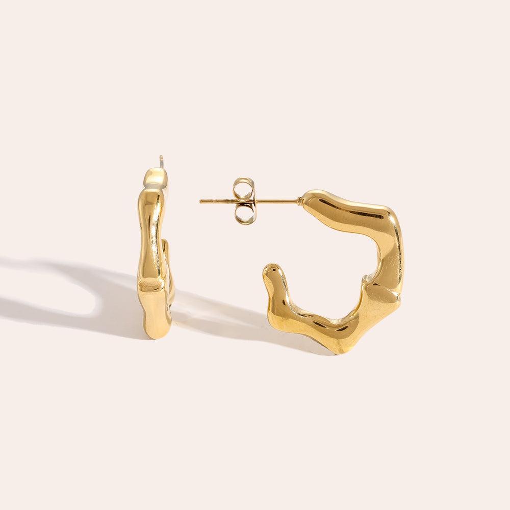 „Savilinae“ Bamboo Jack Ohrringe-Goldharmonie