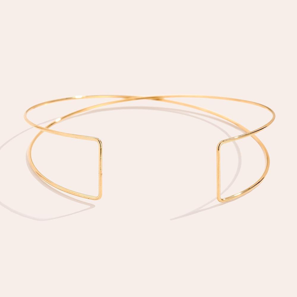 „Saviria“ Adjustable Rectangle Armband-Goldharmonie