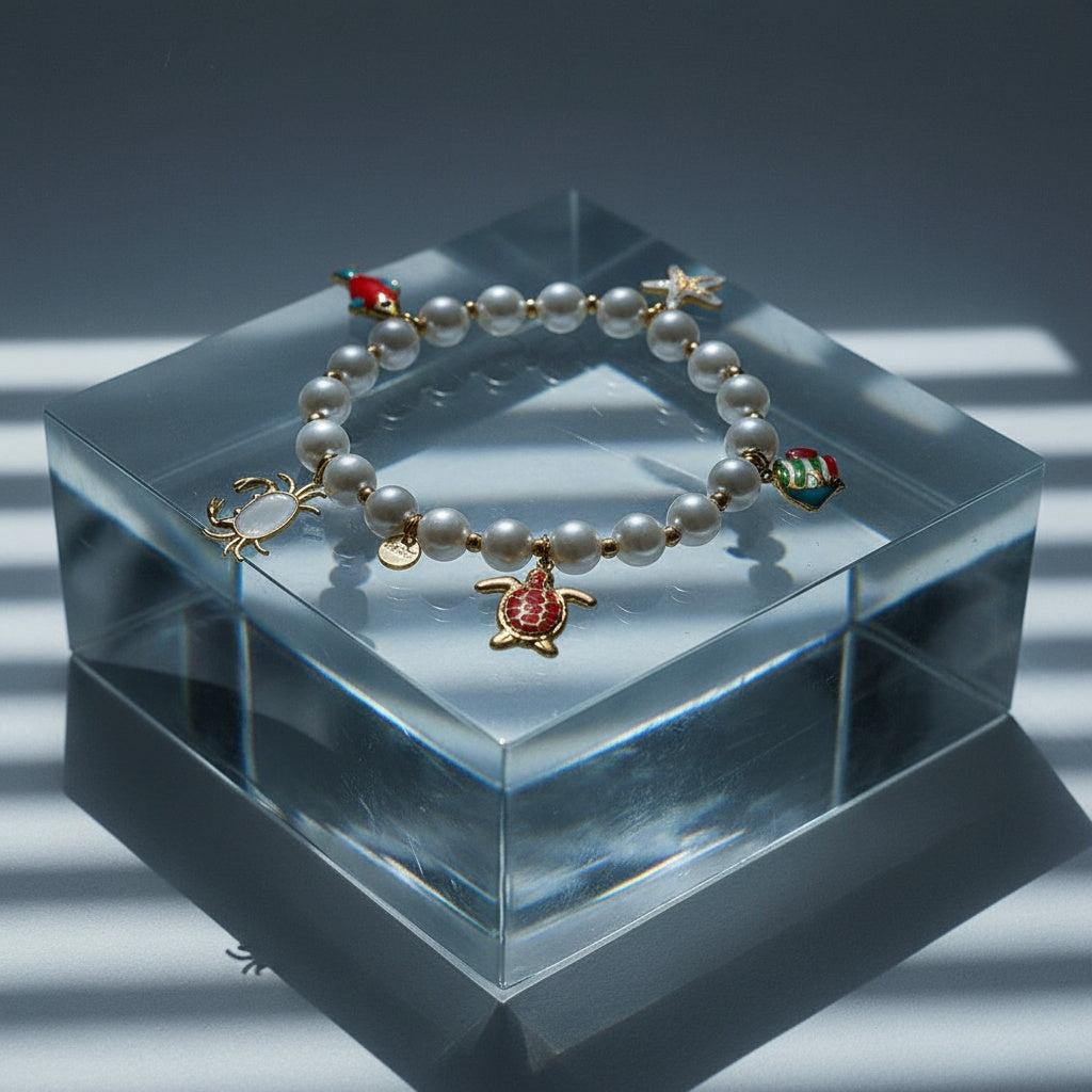 „Savivella“ Ocean Creature In Pearl Armband