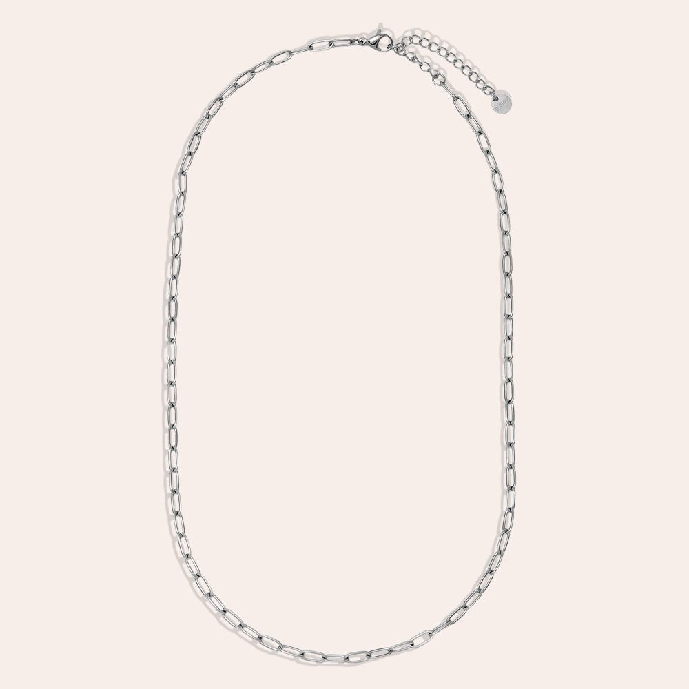 "Senarae" 3mm Fine Round Chain Edelstahl Halskette