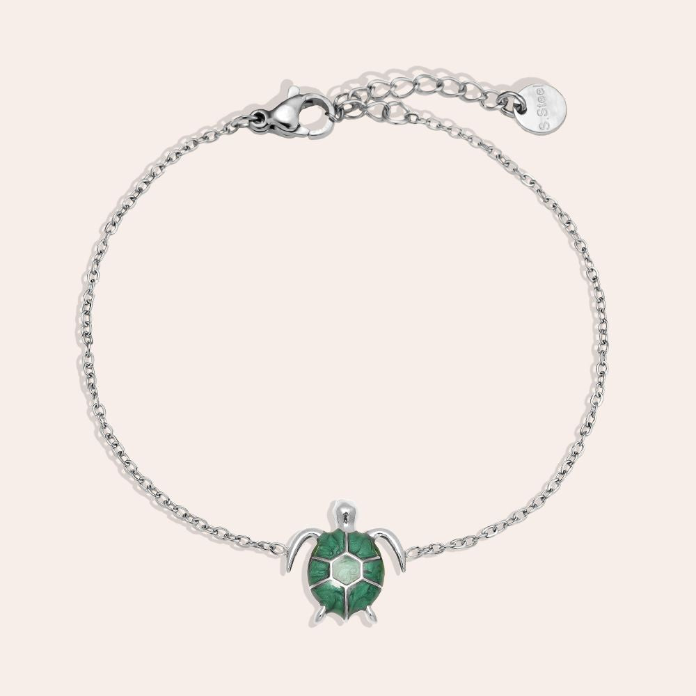 „Seramira“ Green Turtle Armband