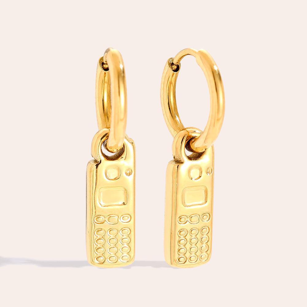 „Seranara“ Cellphone Ohrringe-Goldharmonie