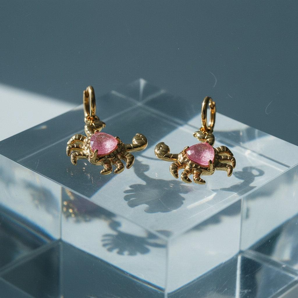 „Solanira“ Crab And Diamond Ohrringe