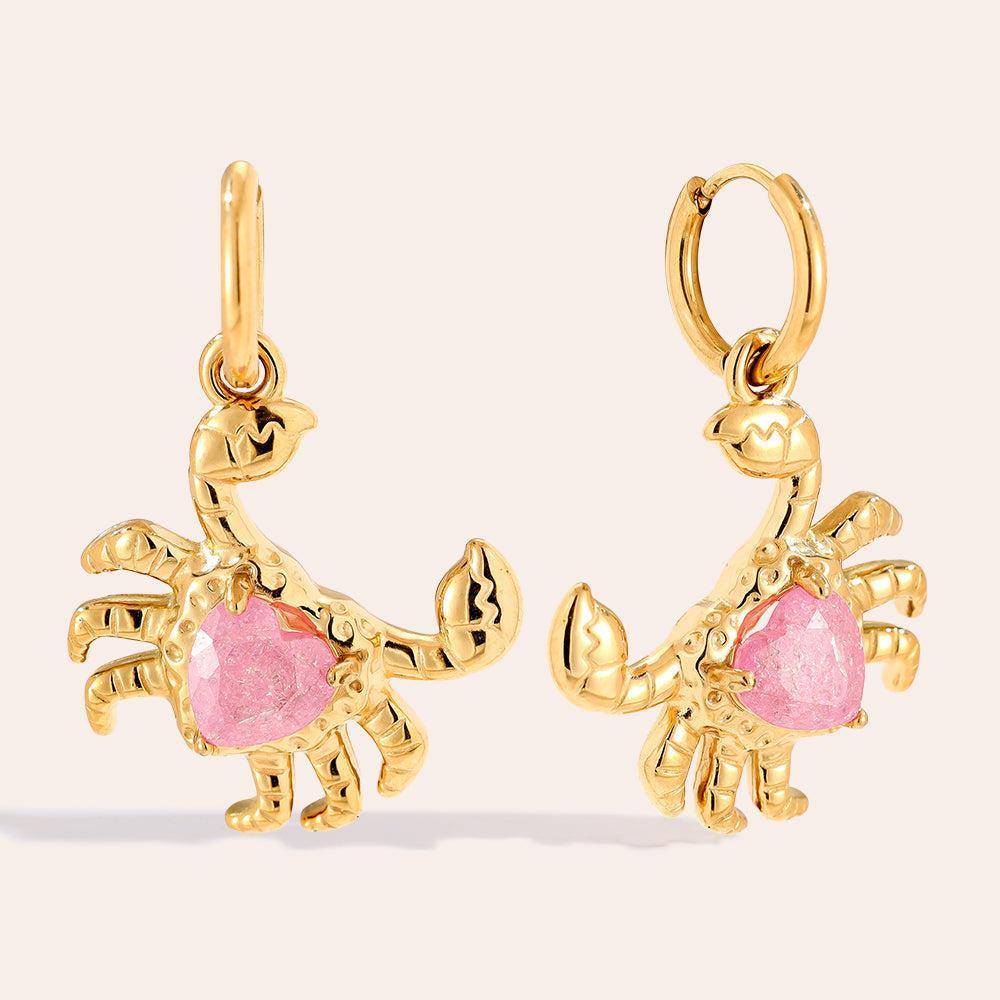 „Solanira“ Crab And Diamond Ohrringe-Goldharmonie