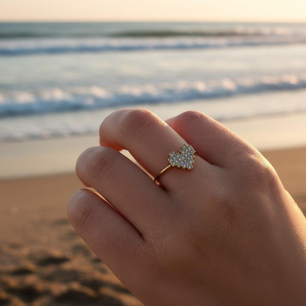 Solinella - Glory Heart Diamond Ring