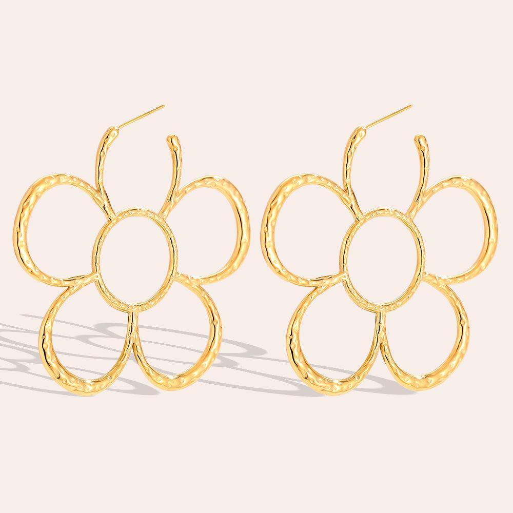 „Soliriva“ Right Flower Ohrringe-Goldharmonie