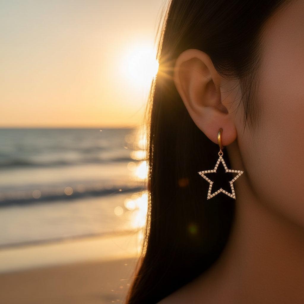 „Solirivaa“ Diamond Star Ohrringe