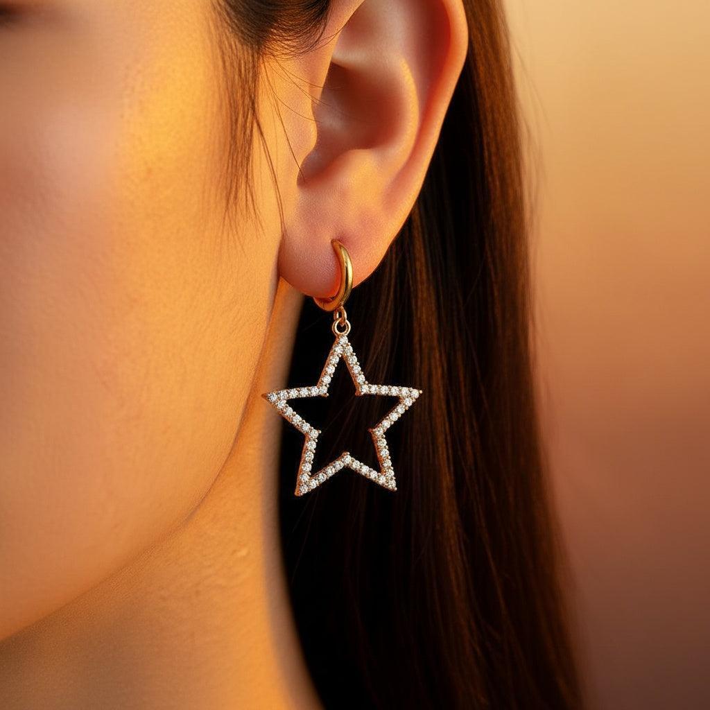 „Solirivaa“ Diamond Star Ohrringe