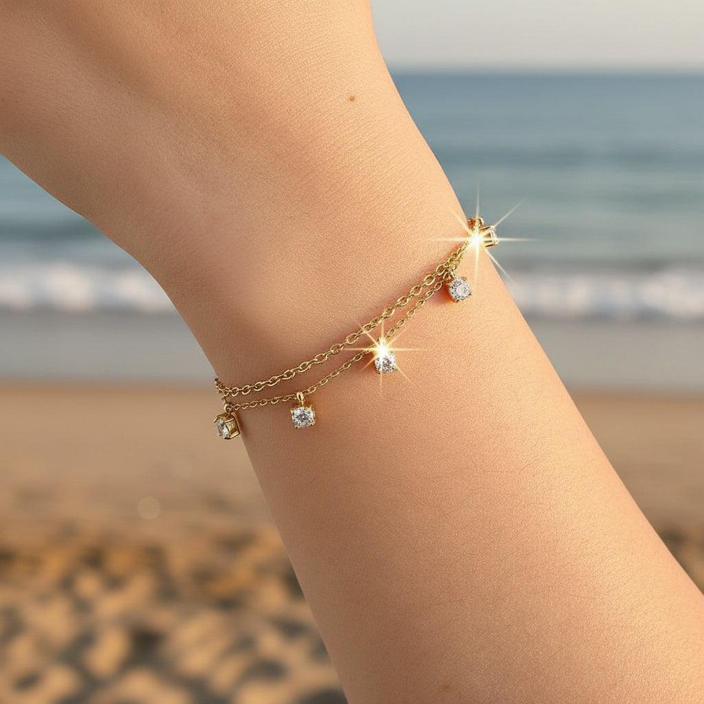 „Talimira“ Two Layer Nice Diamond Armband