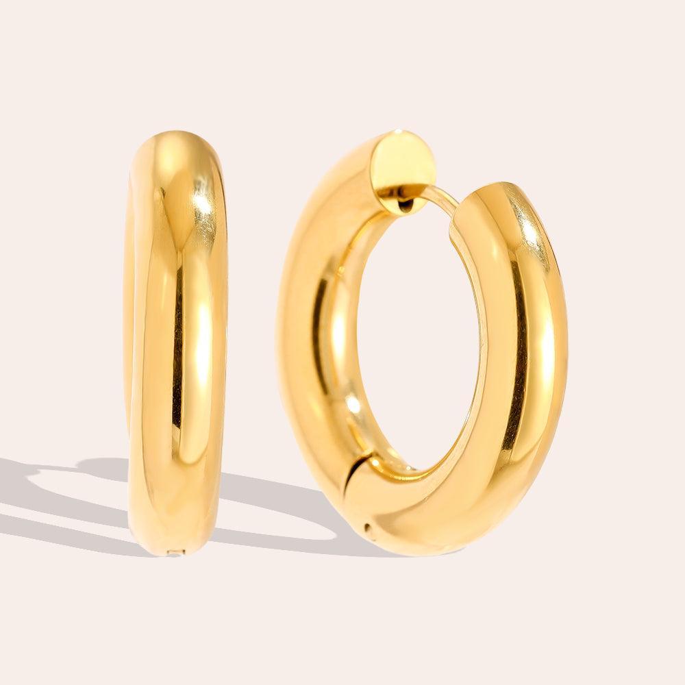 „Talimiraa“ Nice Hoop Ohrringe-Goldharmonie