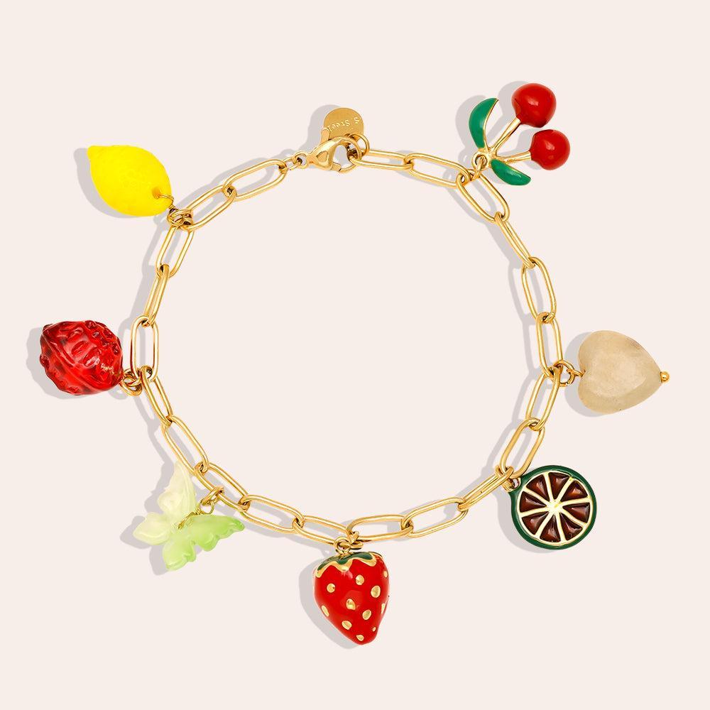 „Talinella“ Fruit Fun Armband-Goldharmonie
