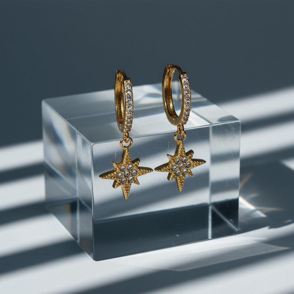 „Talivella“ Diamond Northen Star Ohrringe