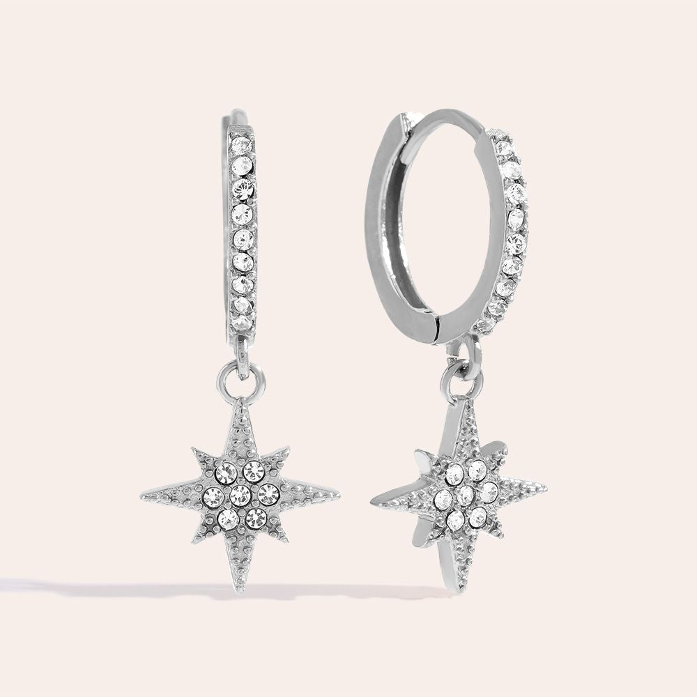 „Talivella“ Diamond Northen Star Ohrringe