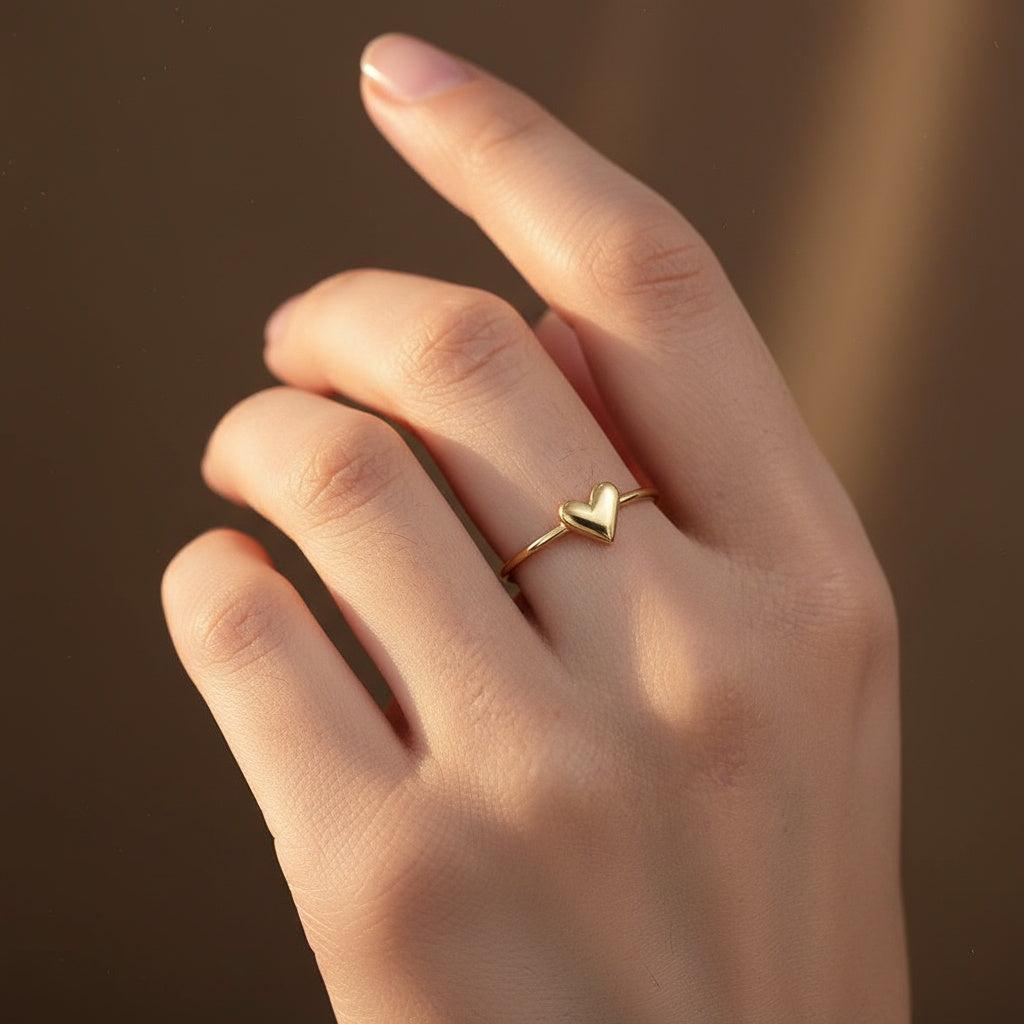 Talivera - Simple Heart Ring