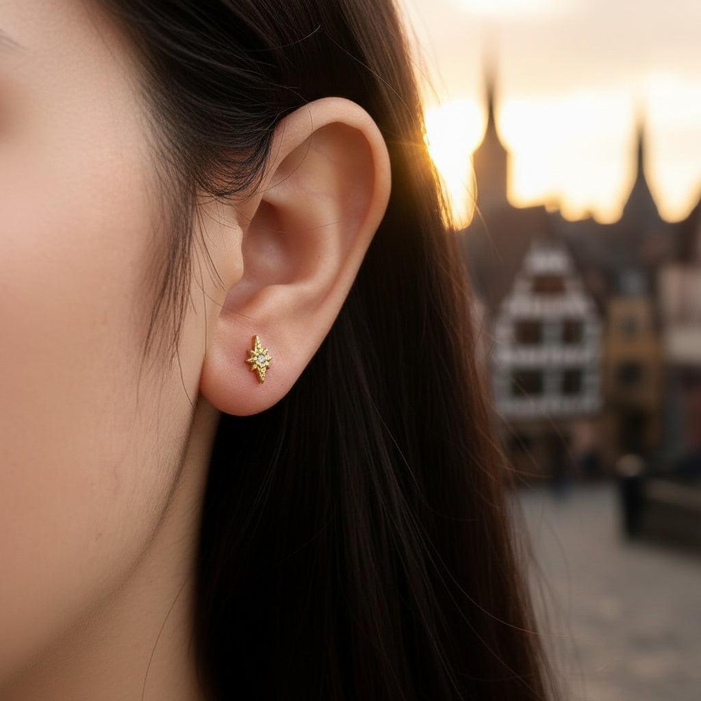 „Velalara“ Mini Star Diamond Ohrringe
