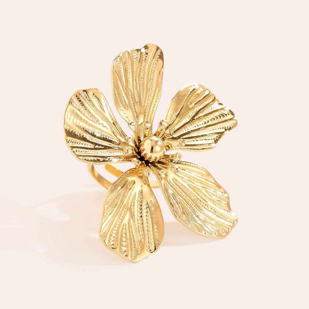 Velanara - Great Flower Ring-Goldharmonie