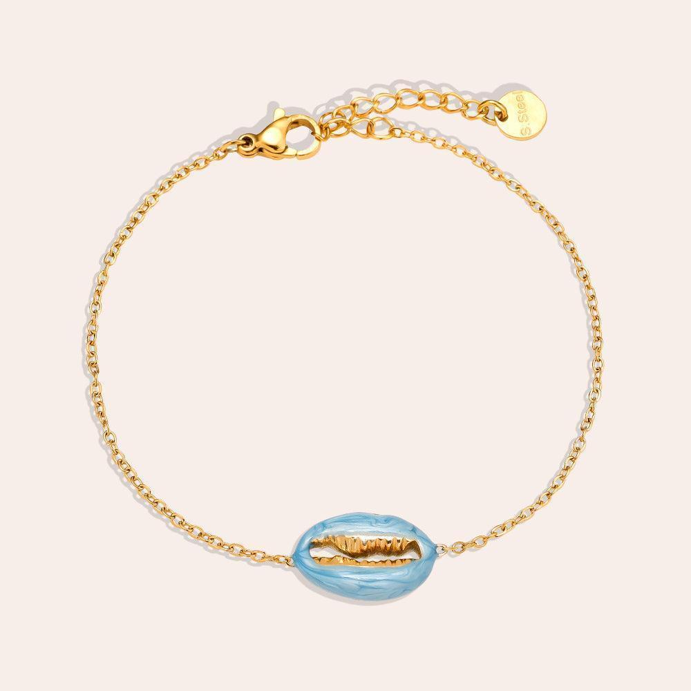 „Velanella“ Blue Sealife Armband-Goldharmonie