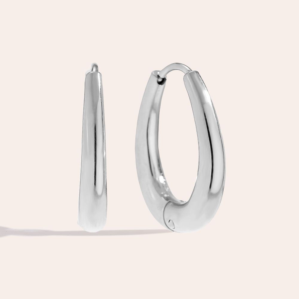 „Velanora“ Egg Hoop Ohrringe