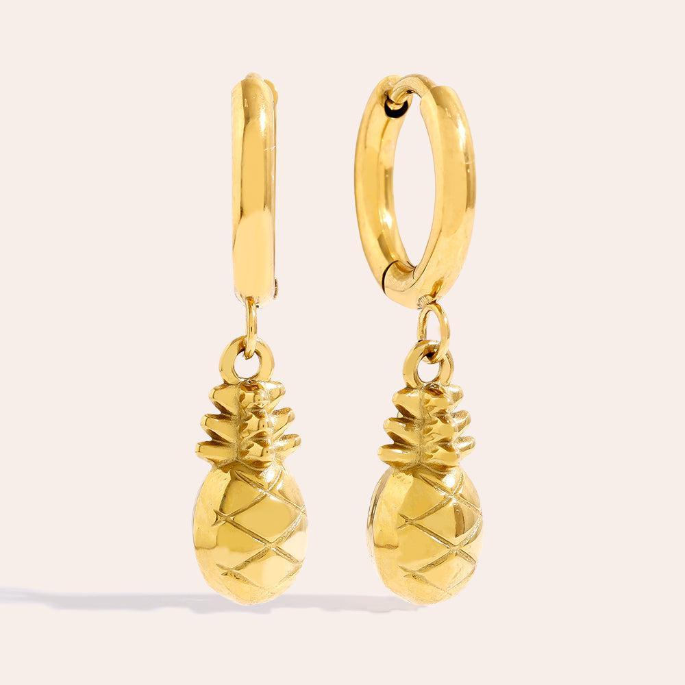 „Velavera“ Pineapple Ohrringe-Goldharmonie
