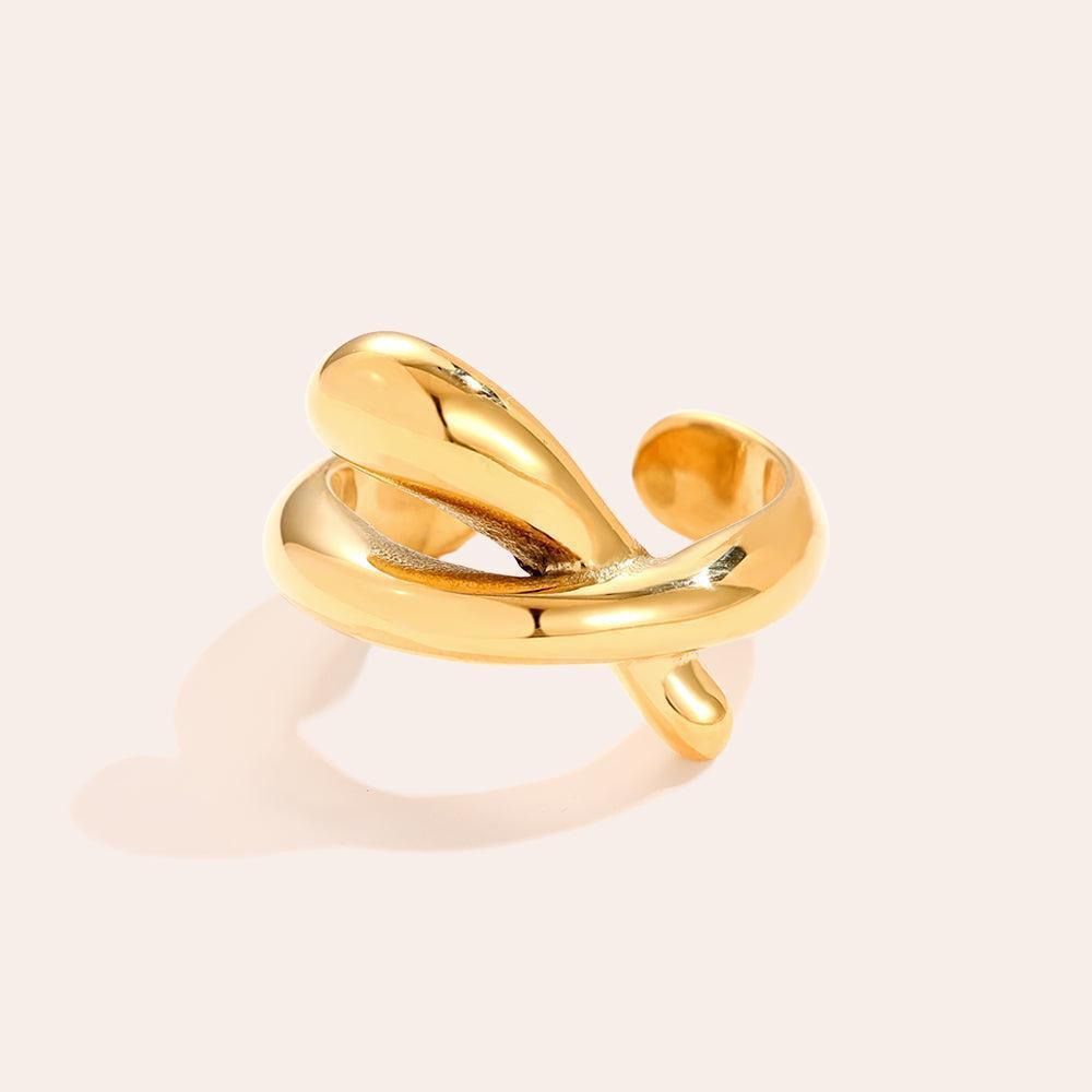 Vivilara - Almost Twist Ring-Goldharmonie