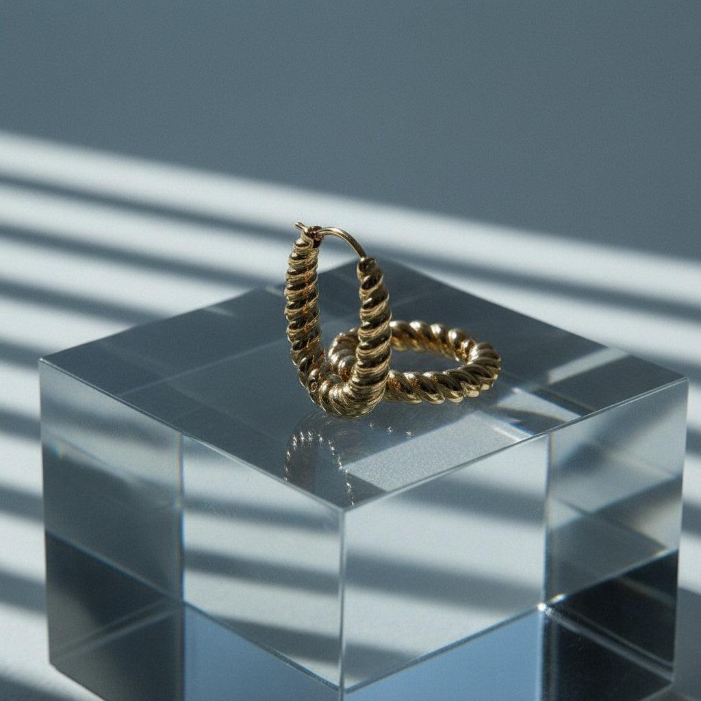 „Vivilira“ Twist Hoop Ohrringe