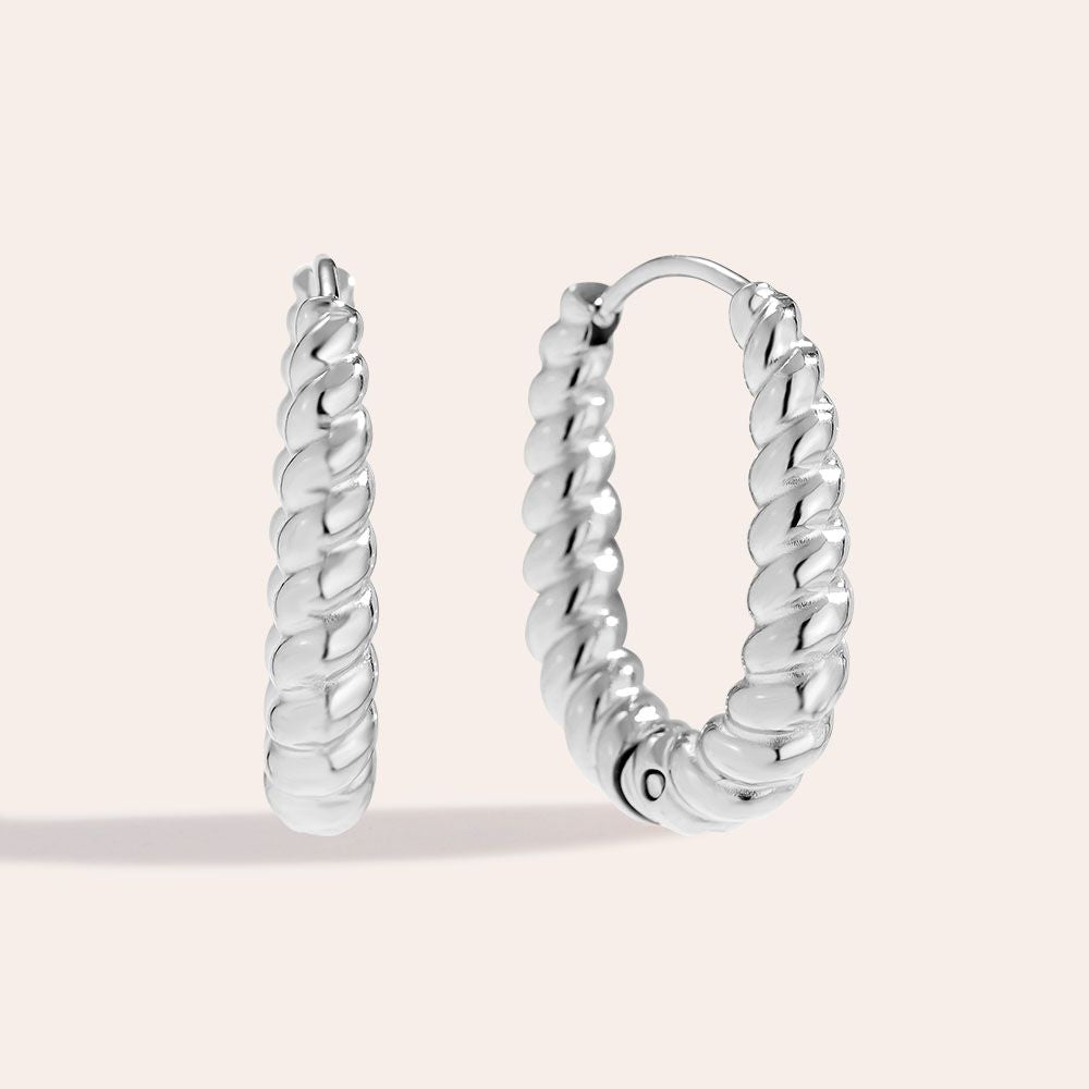 „Vivilira“ Twist Hoop Ohrringe