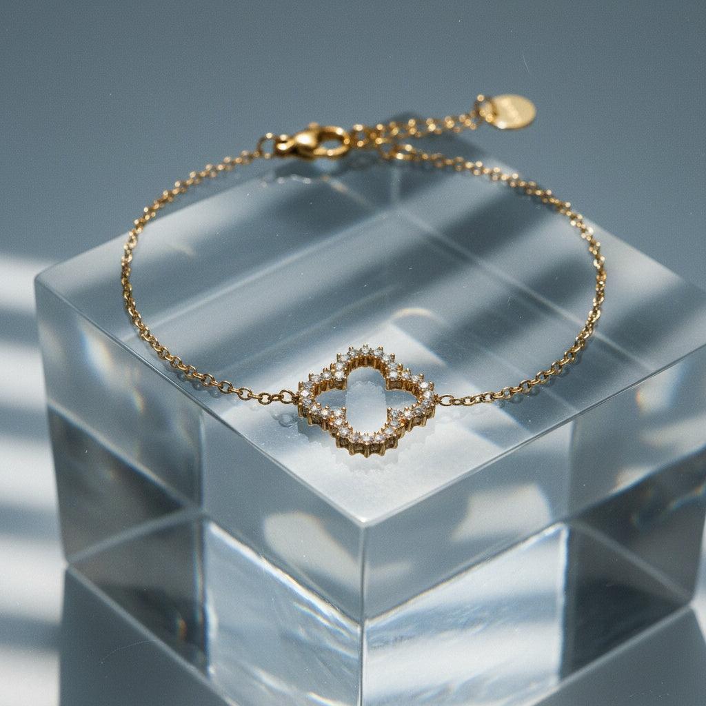 „Vivimira“ Diamond Lucky Flower Armband