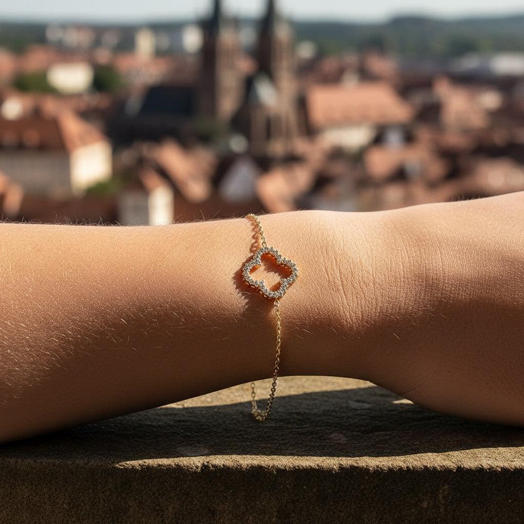 „Vivimira“ Diamond Lucky Flower Armband