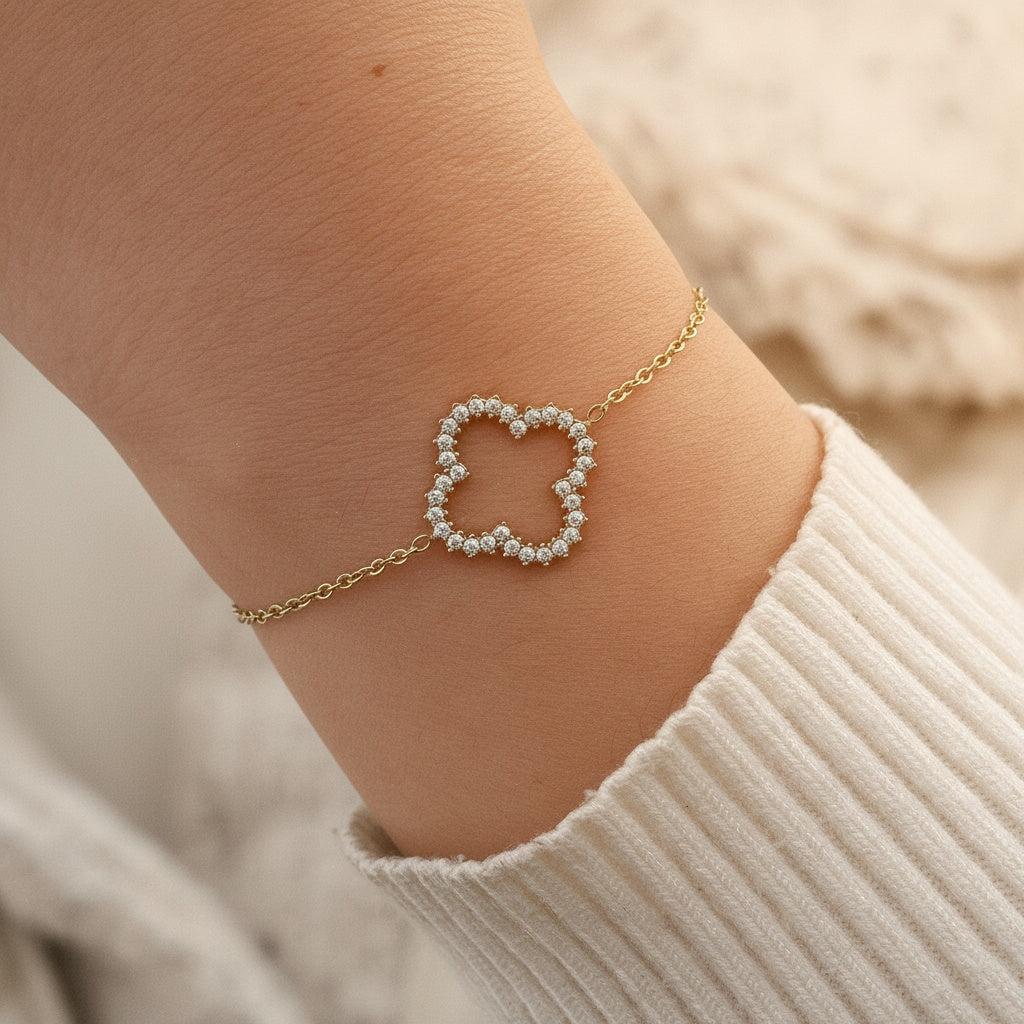 „Vivimira“ Diamond Lucky Flower Armband