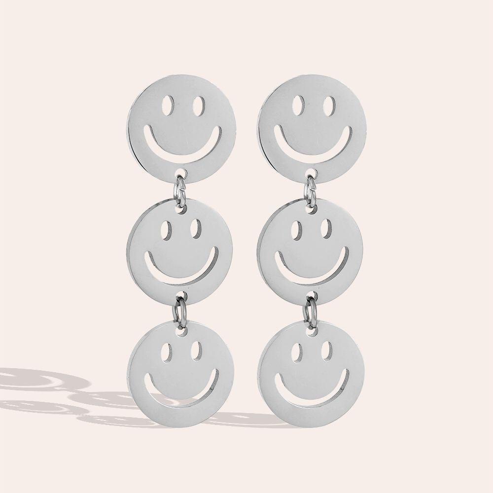 „Vivinora“ Smiley Face Ohrringe