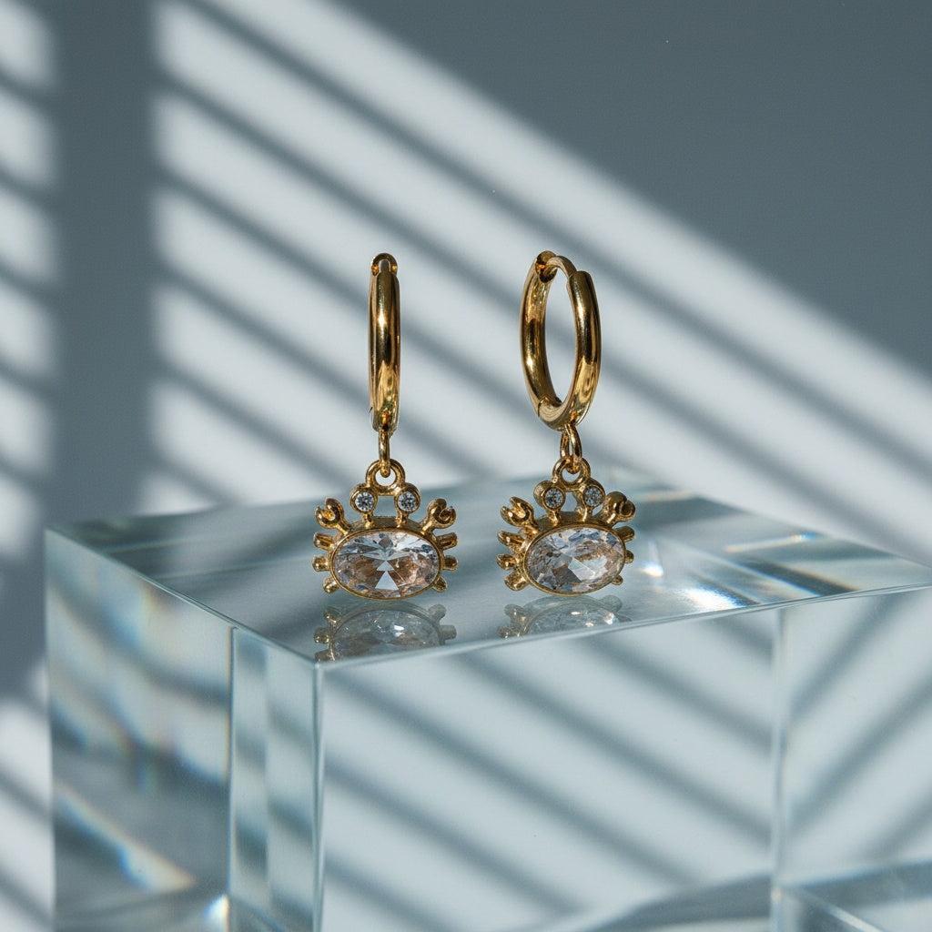 „Viviria“ Diamond Crab Ohrringe