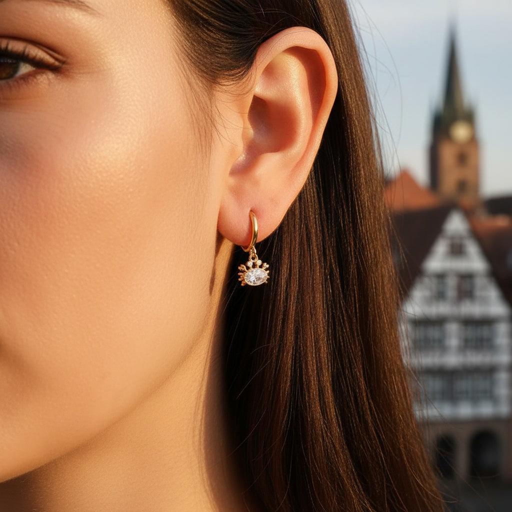 „Viviria“ Diamond Crab Ohrringe
