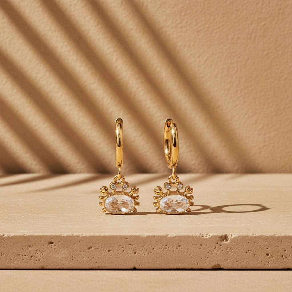 „Viviria“ Diamond Crab Ohrringe