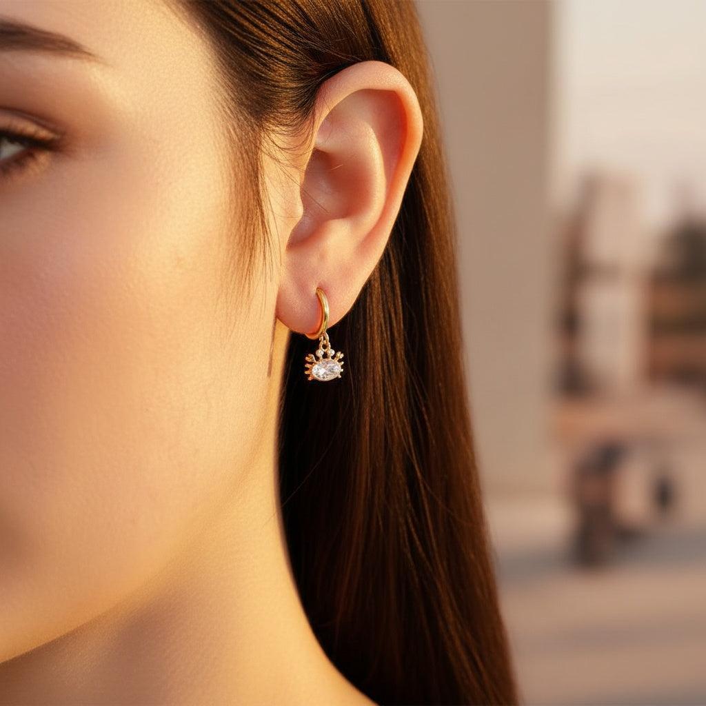 „Viviria“ Diamond Crab Ohrringe
