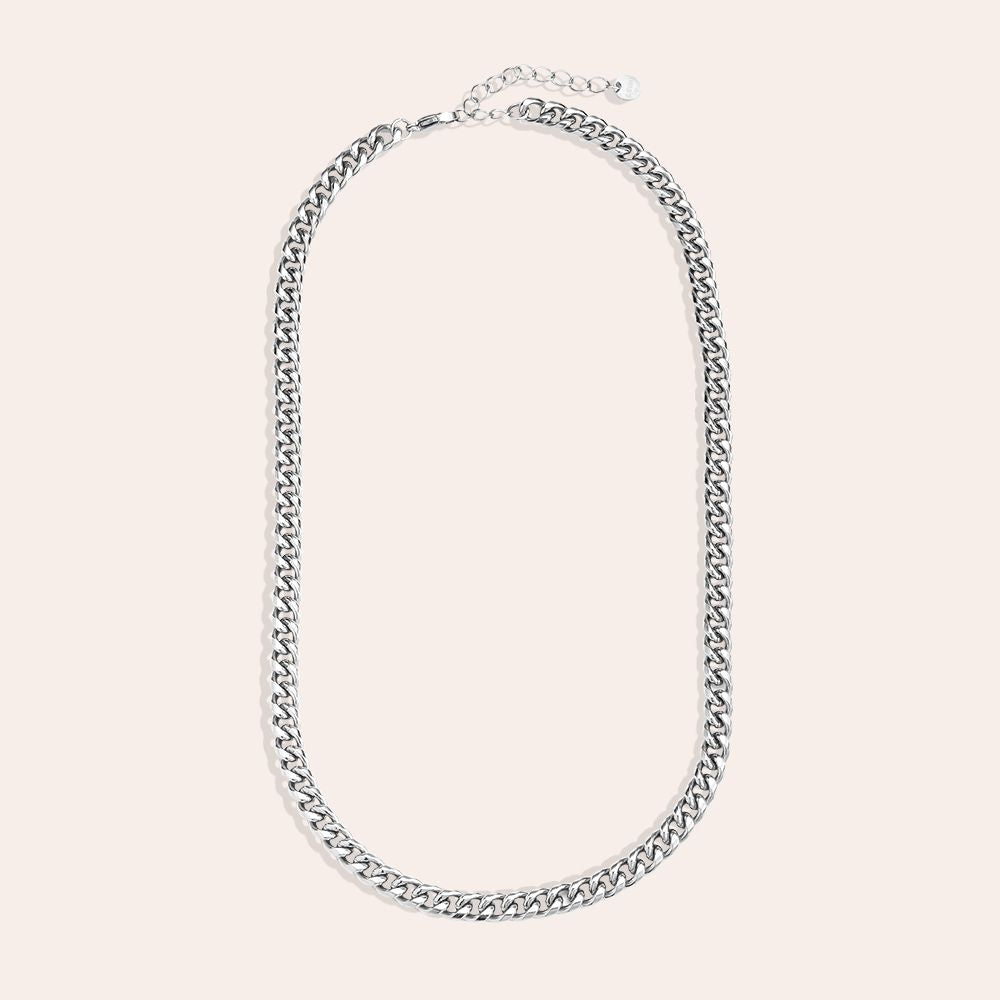 "Yaralenlyn" Chain Style Edelstahl Halskette 43cm