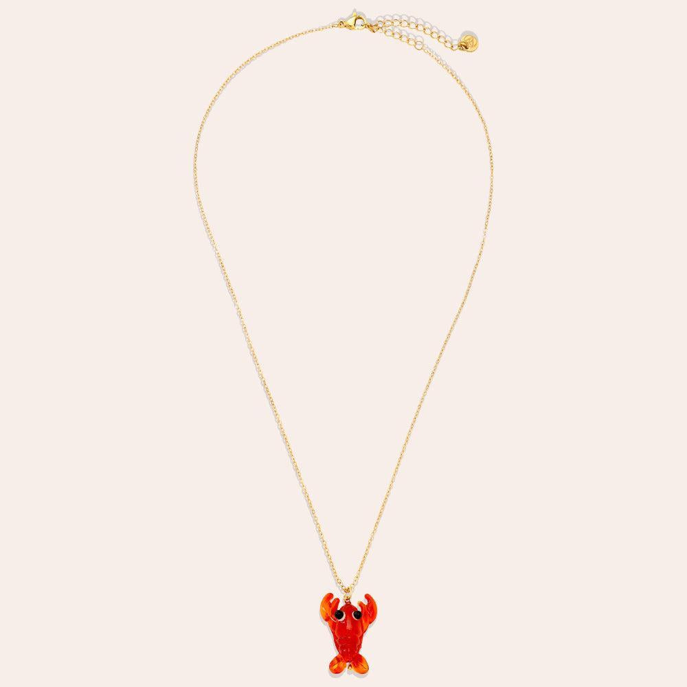 "Zaravel" Sweet Lobster Edelstahl Halskette-Goldharmonie