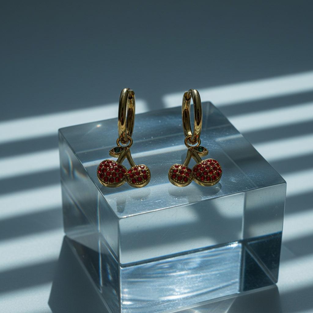 „Zelisara“ Diamond Cherry Ohrringe