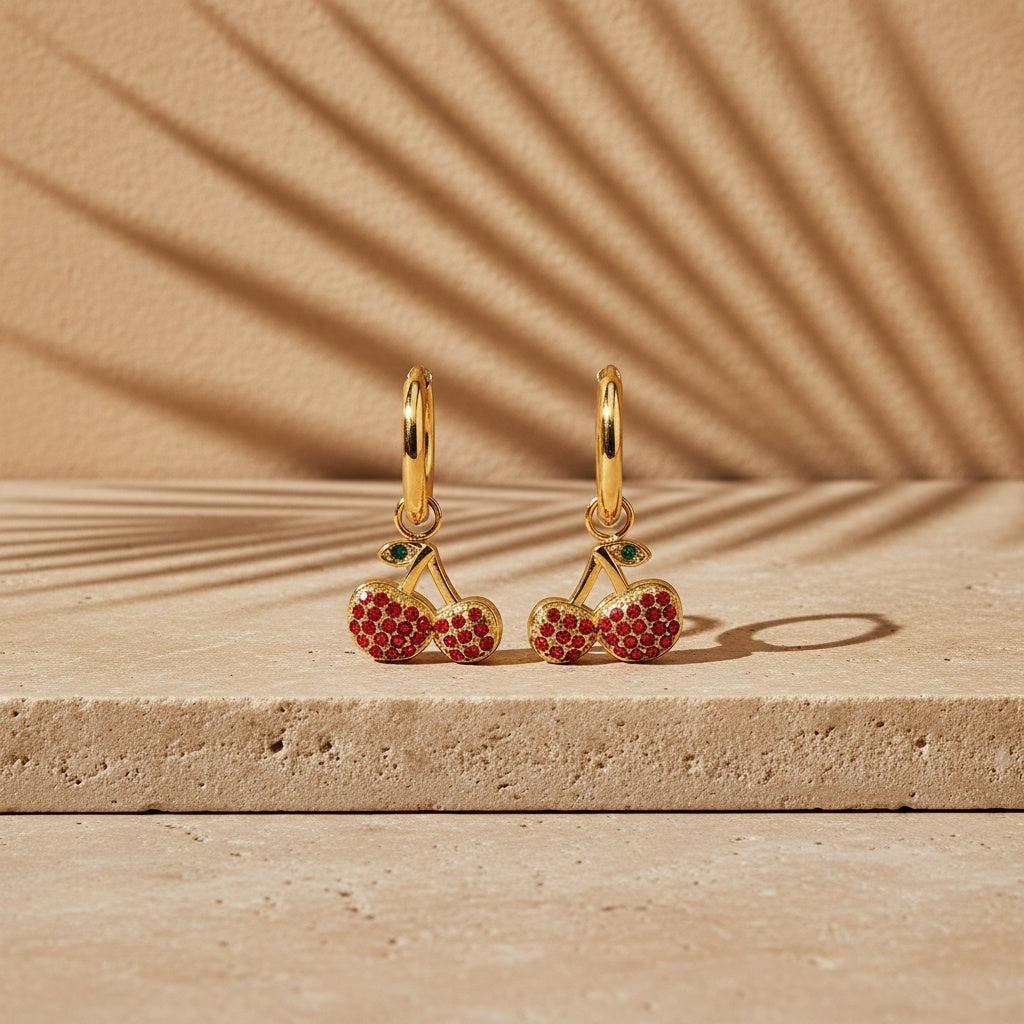 „Zelisara“ Diamond Cherry Ohrringe