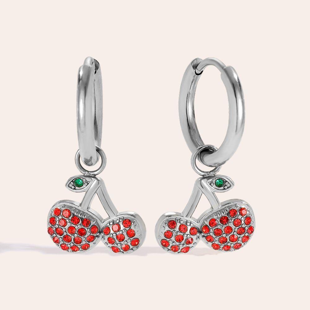 „Zelisara“ Diamond Cherry Ohrringe